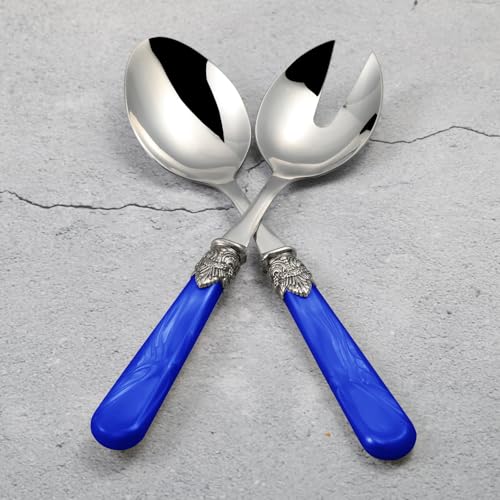 2 piece Salad Servers Stainless Steel Salad Serving Set Salad Fork and Spoon