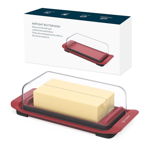 Airtight Butter Dish with Lid for Countertop