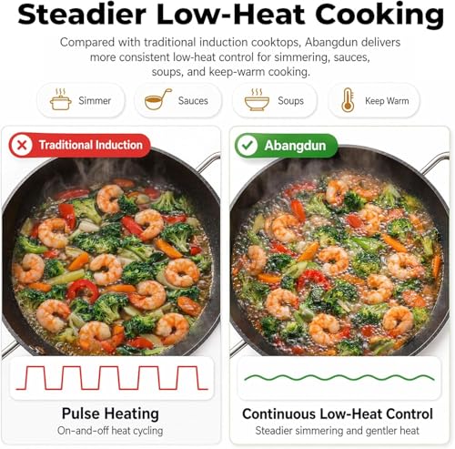 ABngdun Concave Induction Wok Cooktop