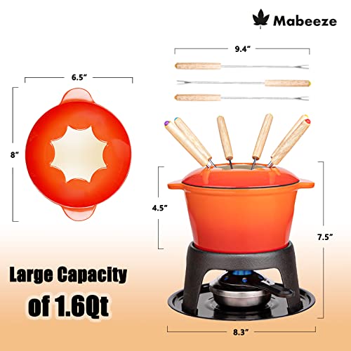 Cast Iron Fondue Set