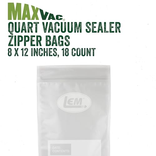 Products Quart Zipper Top Vacuum Sealer Bags