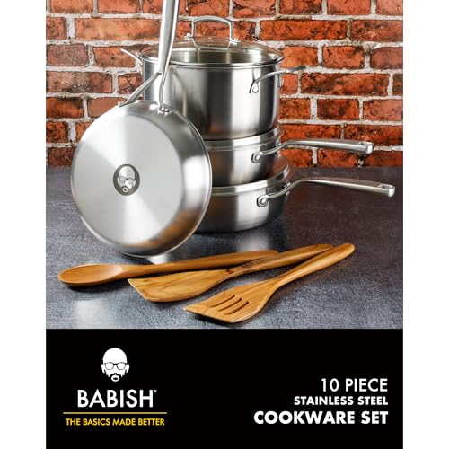 10 Piece Professional Tri (6 Quarts / Stainless Steel)