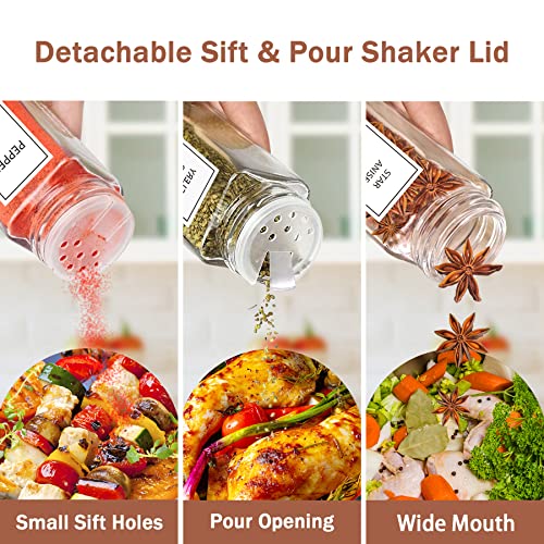 Spice Jars with Labels