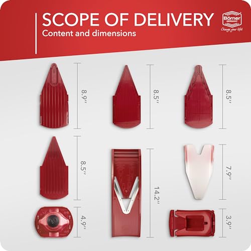 Mandoline Slicer V1 (3. Pro / Red)