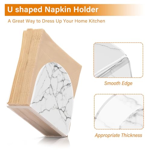 Napkin Holder for Table Paper Napkins Holder Acrylic Tissue Dispenser Kitchen Dining Room Bathroom Party Car Decor