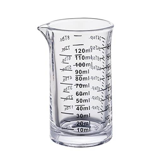 Ackers Shot Glass Measuring Cup 4 Ounce