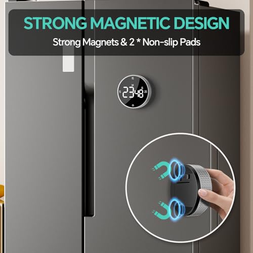 Digital Kitchen Timer with Magnetic (Sliver)