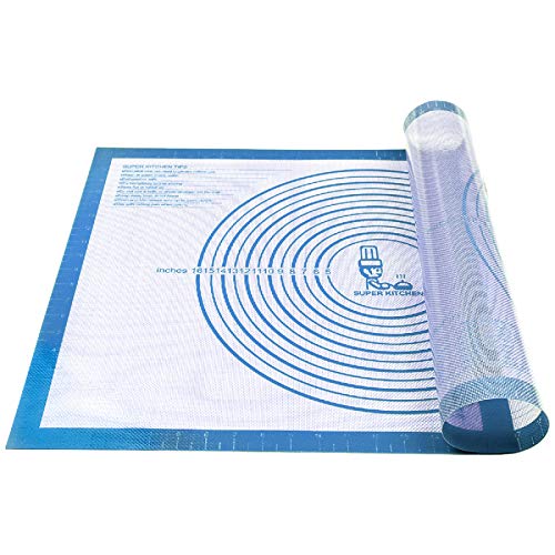 Nonstick Silicone Pastry Mat Extra Large with Measurements for Silicone Baking Mat