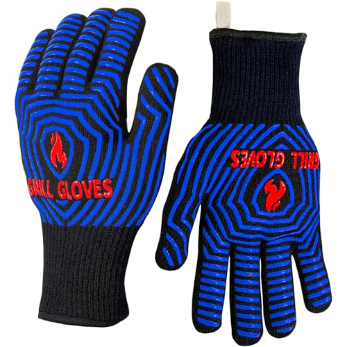 BBQ Gloves Oven Gloves 1472℉ Extreme Heat Resistant