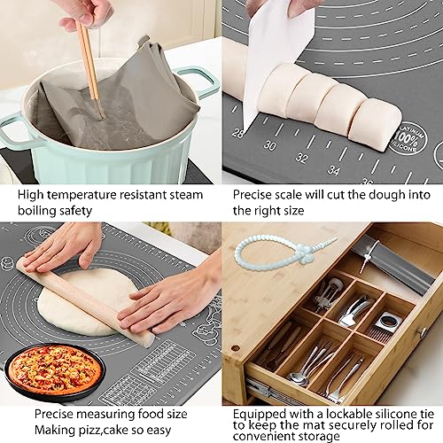 Silicone Pastry Mat Extra Thick Non