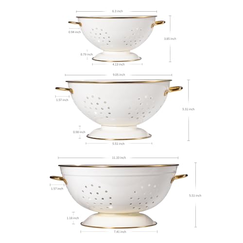 Metal Colander Set of 3