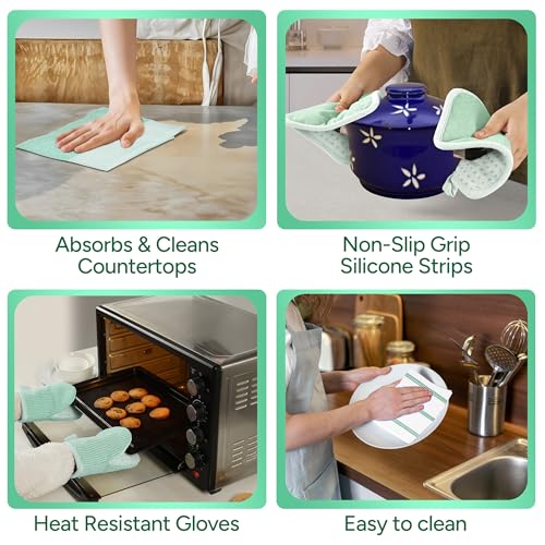 Kitchen Towels & Dish Cloth Set