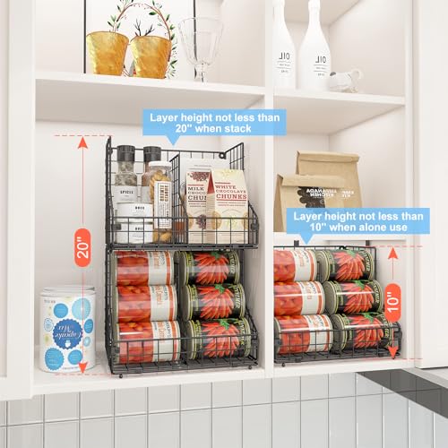 Stackable Can Rack Organizer