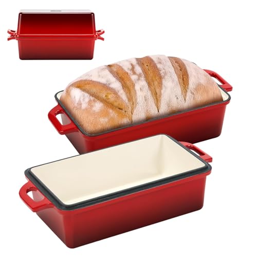 Enamel Cast Iron Bread Pan Loaf Pan COLOR