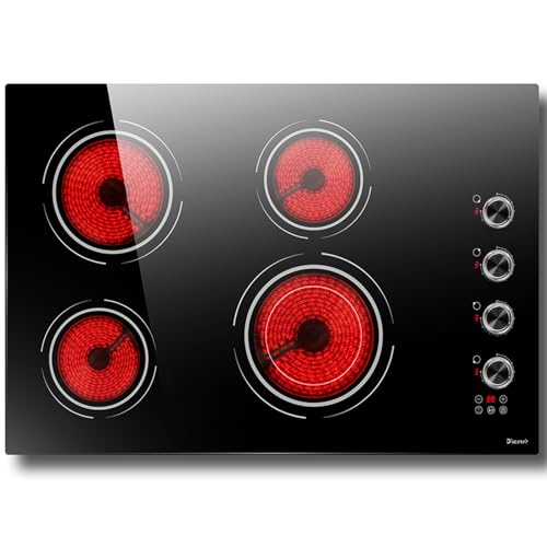 30 Inch Electric Cooktop Stove 240V