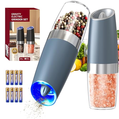 Gravity Salt and Pepper Grinder Set