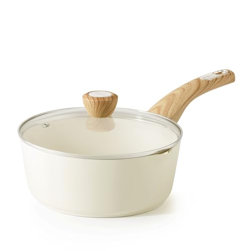 Ceramic Nonstick Sauce Pan with Lid