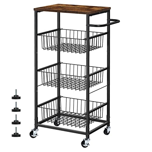 R105 Kitchen Storage Cart on Wheels