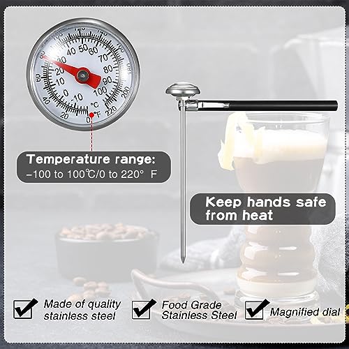 Stainless Steel Kitchen Dial Thermometer 5"