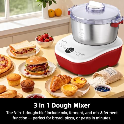 DoughChief 5.3QT Dough Maker (Red / 5.3 QT)