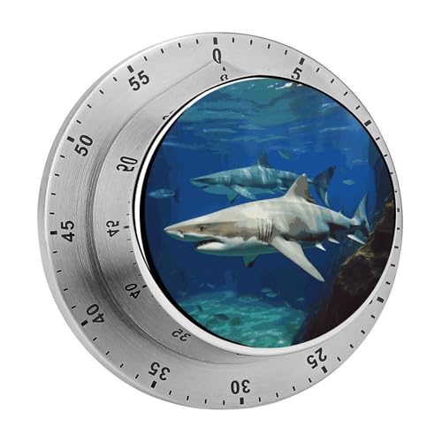 Two White Sharks Kitchen Timer (One Size / Two White Sharks)