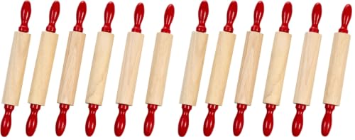 Natural Wood Rolling Pins for Kids