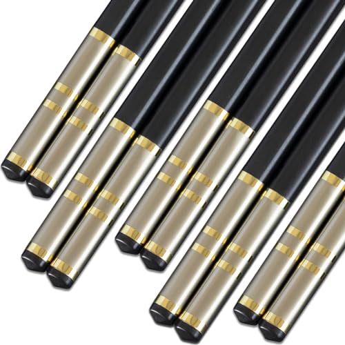 Chopsticks Reusable 5 Pairs Fiberglass Chopsticks