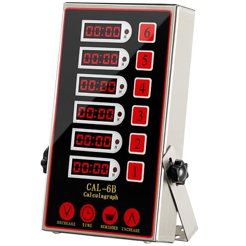 Commercial 6 Channels Digital Kitchen Timer (6 Channel)