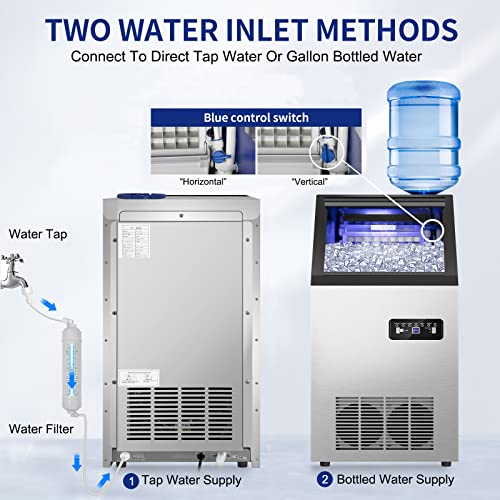 Commercial Ice Maker Machine 120Lbs