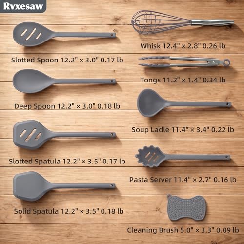 Kitchen Utensils Set (Gray)