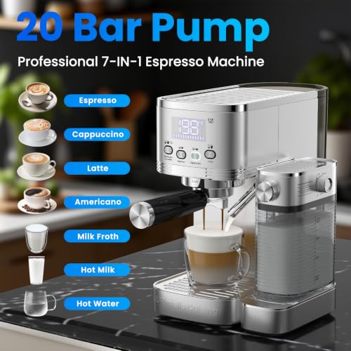 20 Bar Espresso Machine with Automatic Milk Frother