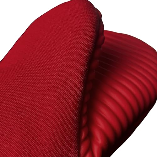 Magnetic Oven Mitts & Pot Holder 3 Pc Set (Cherry Red)