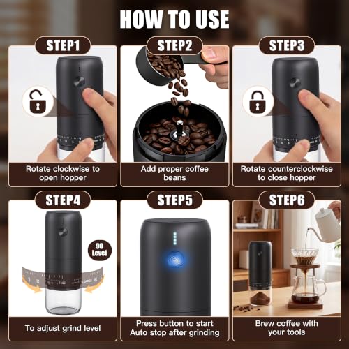 Electric Burr Coffee Grinder (90 level)