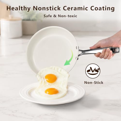 Ceramic Aluminum Nonstick Frying Pan