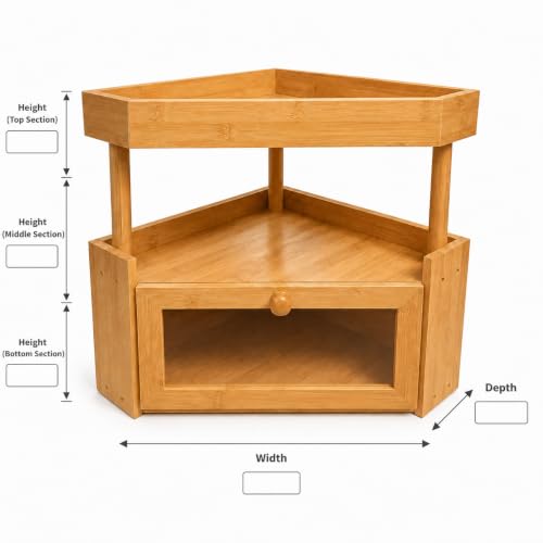 Bread Box for Kitchen Countertop