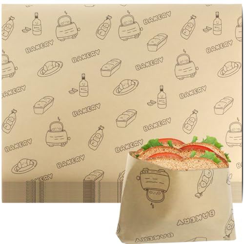 50 Pcs Sandwich Wrapping Paper