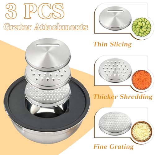 Mixing Blows with Lids Set (Non-Slip 7-Piece)