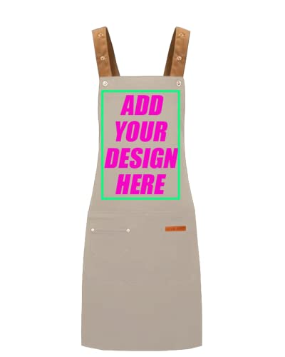 Personalized Custom Aprons Custom Adjustable Kitchen Cooking Aprons Hair Stylist Cafe Work Aprons For Men And Women