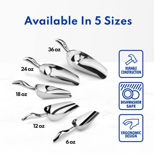 Commercial Grade Stainless Steel Utility Scoop