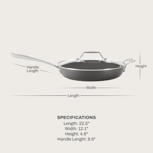 HA1 Ceramic Nonstick 12" Fry Pan with Lid (12" Fry Pan with Lid)
