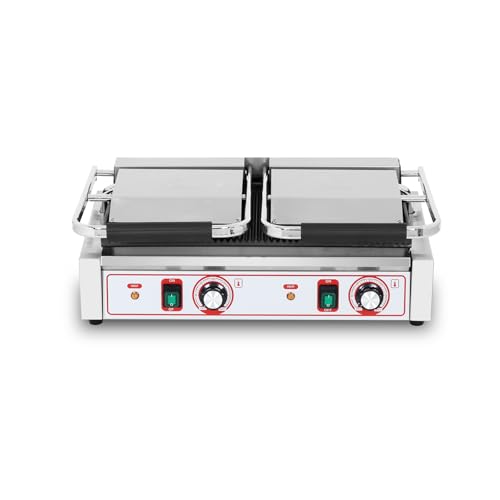 Commercial Panini Grill Flat Press Sandwich Maker Industrial Panini Machine Single Grill Big