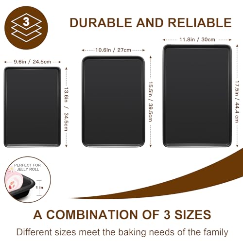 Baking Sheet Pan Set of 3