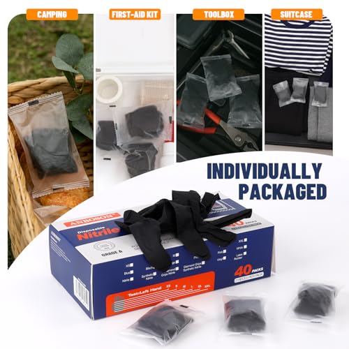 Individually Wrapped Nitrile Gloves 5 Mil