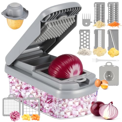 Vegetable Chopper (Silver Gray)