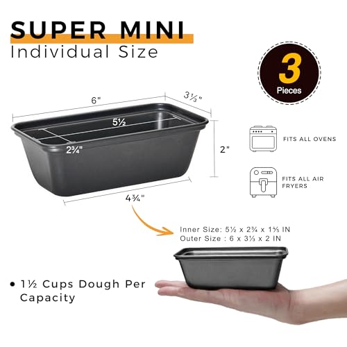 Mini Loaf Pan for Bread Baking