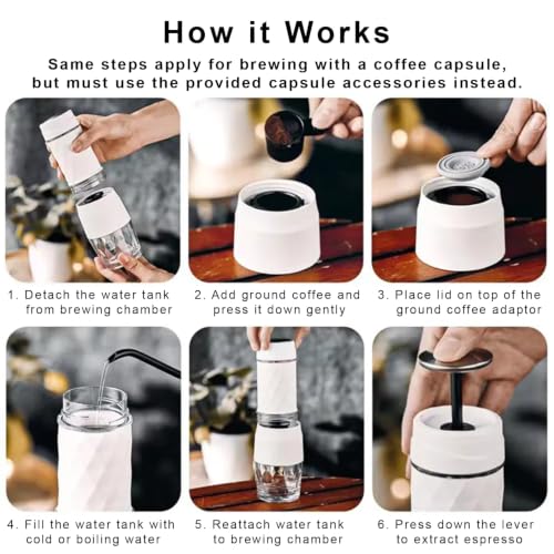 Manual Espresso Maker for Camping & Travel