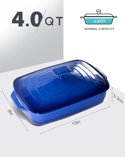 Ceramic Casserole Dish with Lid
