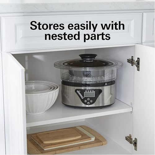 Red) 5.5-Quart Digital Steamer