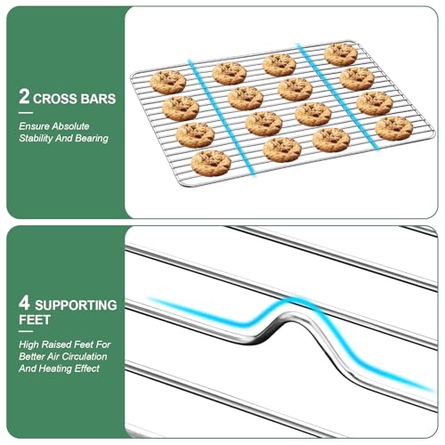 Stainless Steel Baking Sheets with Rack