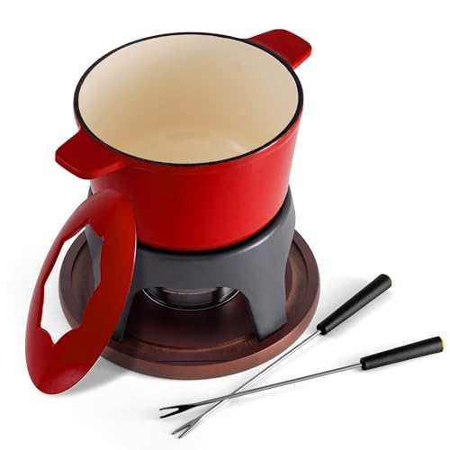 Sierra 11 Piece Cast Iron Fondue Set